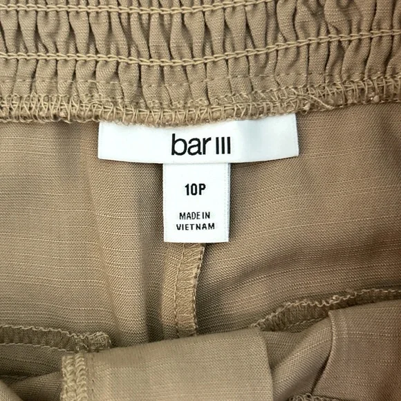 Bar III Stylish Brown Pleated Wide-Leg Pants - Picture 7 of 10